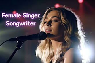 be your female singer songwriter female vocalist, hindi song uk rapper trap edm