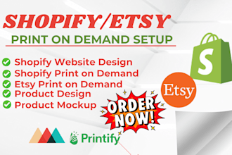 do gelato printful printify shopify print on demand store design etsy pod shop