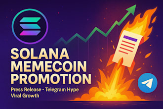 trend solana memecoin to 10m degen investor x marketing telegram promotion mc