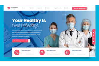 design healthcare website medical clinic website healthcare therapy website