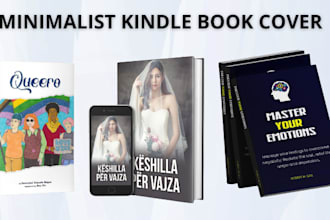 do professional kindle book cover design KDP book cover or cookbook cover
