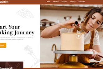 design or redesign wix wordpress bakery website cookies website ice cream websit