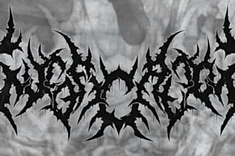 make custom brutal death metal logo for your band
