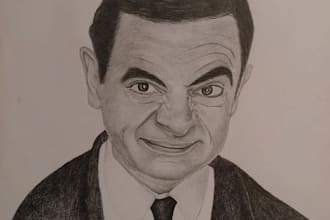 draw a realistic pencil portrait from your photo