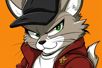 create a furry reference sheet of your character