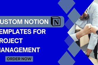 build customized notion template for productivity, notion crm, notion dashboard