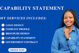 design winning  federal government contract capability statement