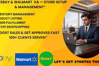 be your ebay 2 step dropshipping VA for product sourcing, listings, and store