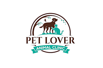 make cute animal, animal hospital, pet care services logo any graphics design