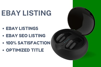 do ebay product listing, SEO ebay listing, ebay lister, cross listing