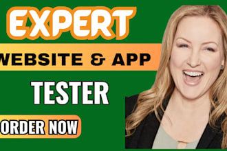 professionally test your website and android app