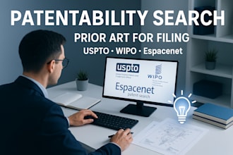 perform a patentability search to support your patent filing