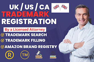 be US, UK licensed trademark registration patent attorney, office action sou noa