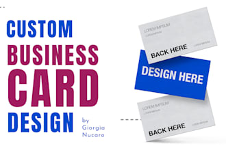 design a professional and modern business card