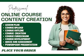 do elearning ebook online course content lesson plan udemy video course creation