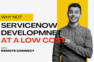 do any servicenow development like scripting, forms etc