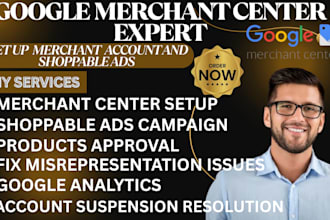 fix google merchant center suspension misrepresentation, shopping ads