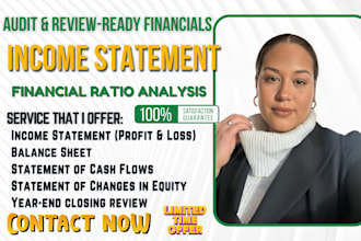 prepare audit and review financial statements and verify as licensed CPA