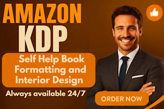 format and design your self help book for amazon KDP success