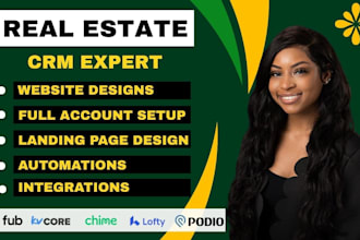 setup real estate crm lofty crm, chime, boldtrail,  kvcore, follow up boss, idx
