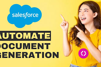 automate salesforce document generation and e signature
