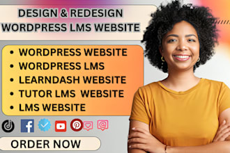 develop wordpress lms website and learndash lms
