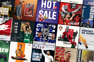 flyers deportivos de fútbol, basketball o fútbol americano