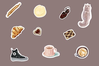 sell cute printable stickers