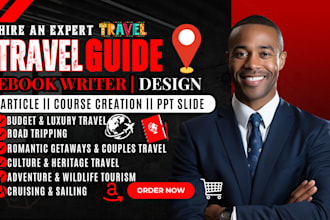write travel ebook, travel planner, travel guides, tips