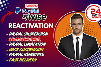 restore paypal limitation, wise, stripe suspend, resinstate suspended wise