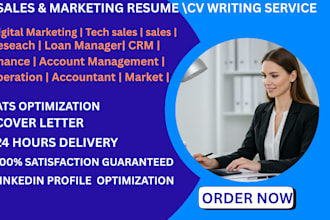 write a professional resume for accounting saies, CRM or digital marketing roles