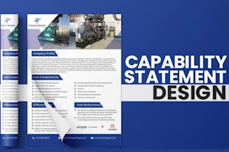 design your federal government capability statement in 12hrs