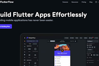 build flutterflow app flutter app flutter flow bubble app mobile app developer