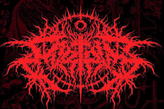 design djent, progressive metalcore, hardcore and modern thall band logo