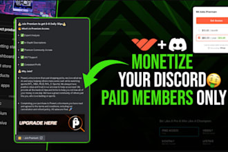 setup paid discord server with whop subscription
