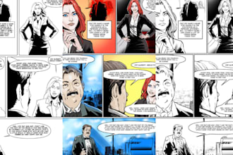 comic book artist for comic strip comic book illustration graphics novel