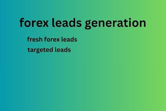 generate high quality, verified forex recovery leads,  from your target country
