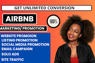 promote and list your airbnb listing, vrbo promotion, hotel booking, solo ads