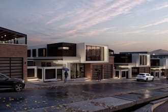 model your 3d pop up restaurant,3d sustainable luxury estate design,3d rendering