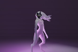 do for you low medium and high poly 3d caracter