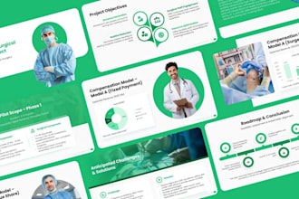do investor pitch deck and design or redesign powerpoint presentation