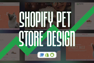 design a pets shopify store that turns clicks into customers