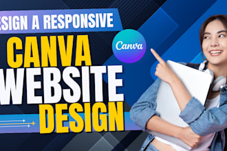 canva landing page canva site canva expert canva website canva portfolio
