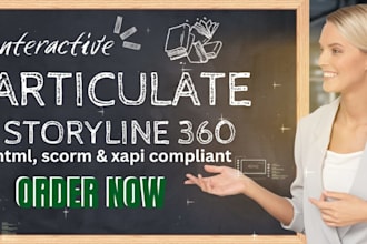 build elearning training courses in articulate 360 for safety compliance trainee