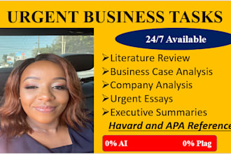 do urgent business case analysis