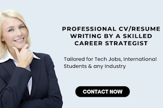 update and write directors cv, resume, cover letter and linkedin profile