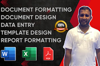 do expert document formatting and design