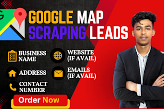 do web google maps scraping, niche targeted b2b lead, valid email list