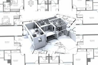 create architectural floor plans, elevations, in autocad and revit