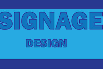 create professionally real estate banners, any yard sign, t shirts, book cover
